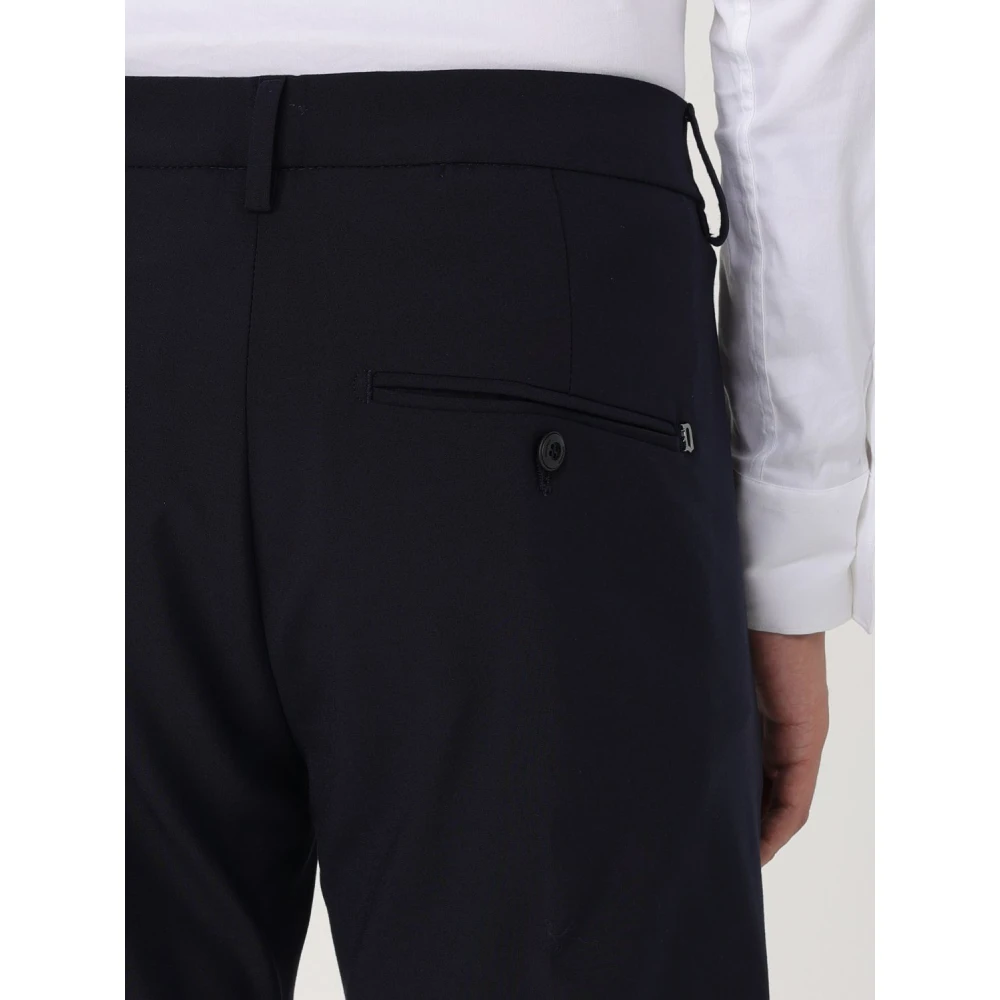 Dondup Technische wol Gaubert broek Blue Heren