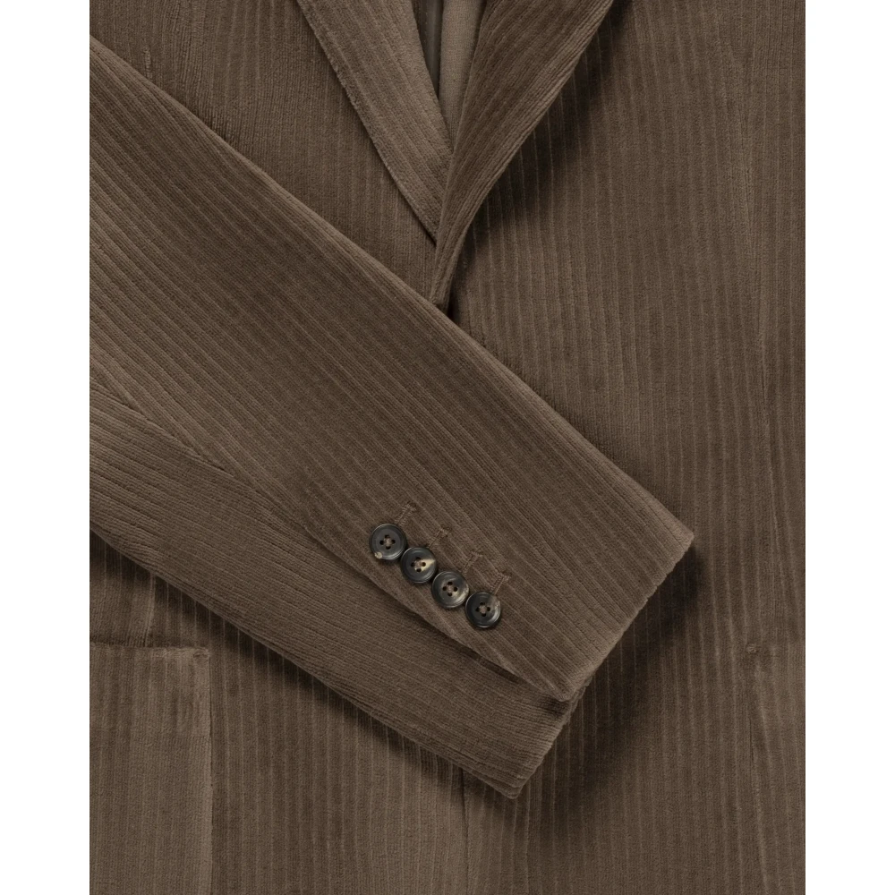 Circolo 1901 Stretch Cord du Roy Blazer Brown Heren