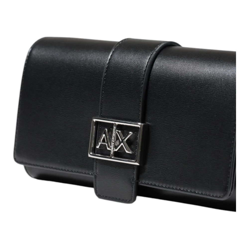 Armani Exchange Lente Zomer Damesportemonnee Black Dames