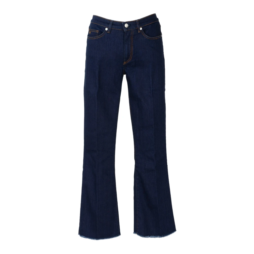 Nine In The Morning Hoge taille donkere denim jeans Blue Dames