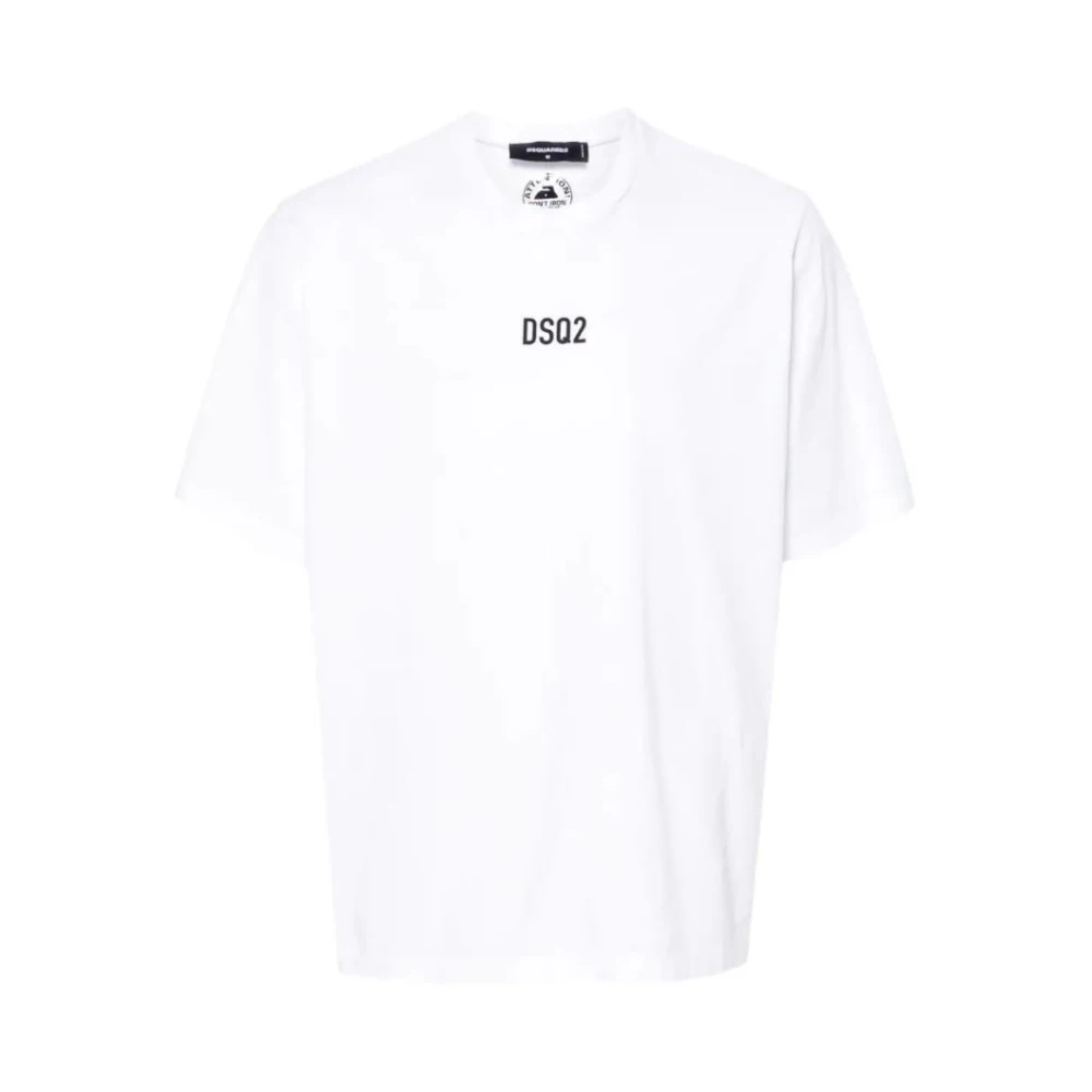 Dsquared2 Witte T-shirts & Polos voor mannen White Heren