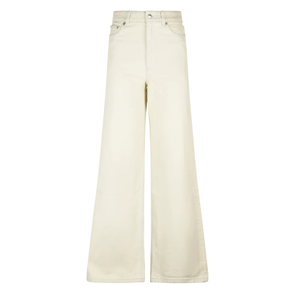 A.p.c. Women's Beige Jean Clyde Trousers