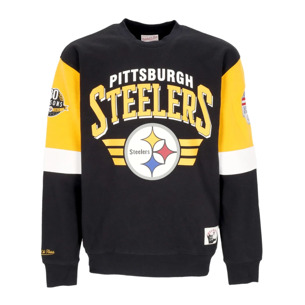 Mitchell & Ness Pittsburgh Steelers Crewneck Sweatshirt Black Heren