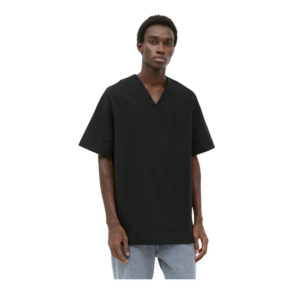 Jil Sander Katoenen T-shirt Black Heren