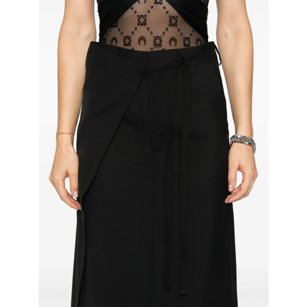MM6 Maison Margiela Maxi Rok Black Dames