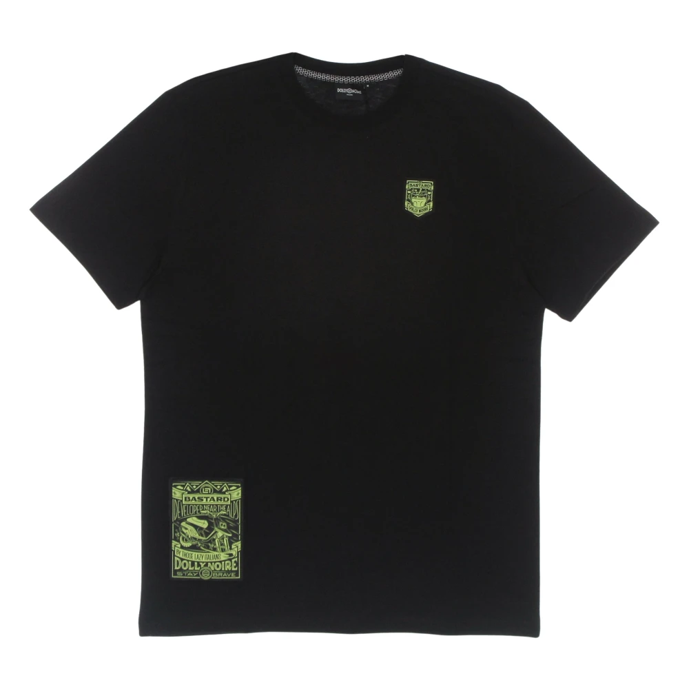Dolly Noire Zwarte Heren Tee Korte Mouw T-shirt Black Heren