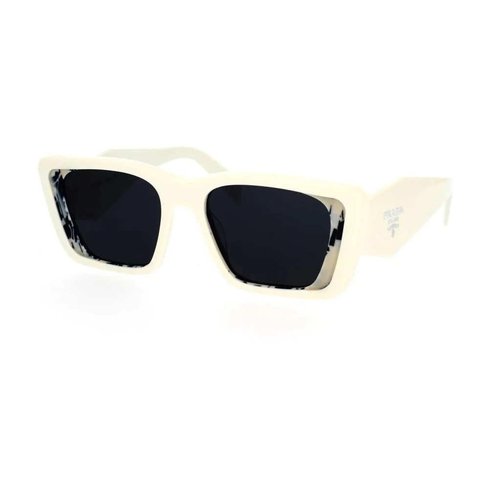 Prada , Sunglasses, Unisex, White, 51 Mm, Symbol Collection Sunglasses
