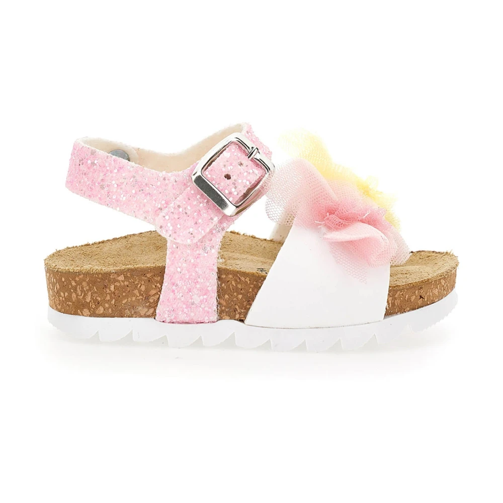 Monnalisa Girls Multicolor Kids Sandals, 21 Eu, Sandals