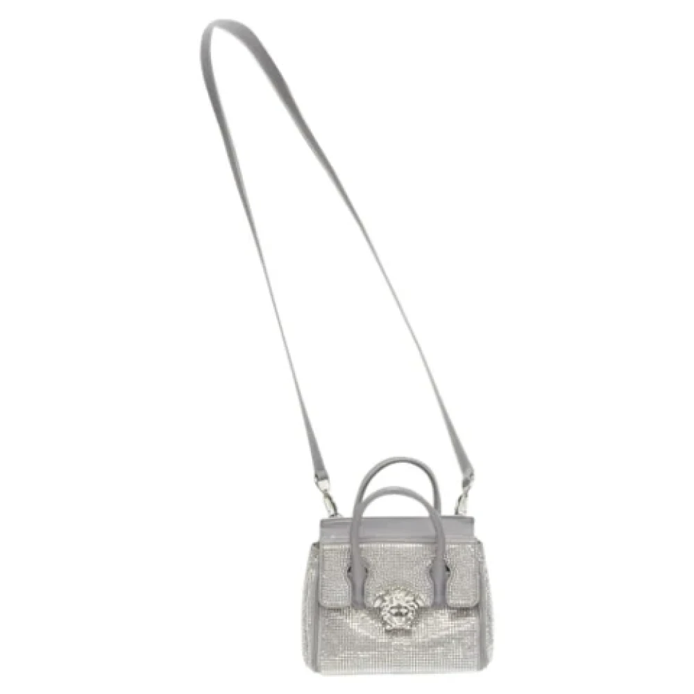 Versace Leather handbags Gray Dames