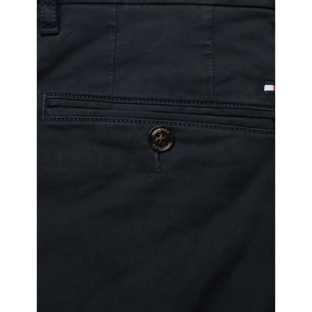 Tommy Hilfiger Donkerblauwe Denton Chino Premium Gmd Broek Blue Heren