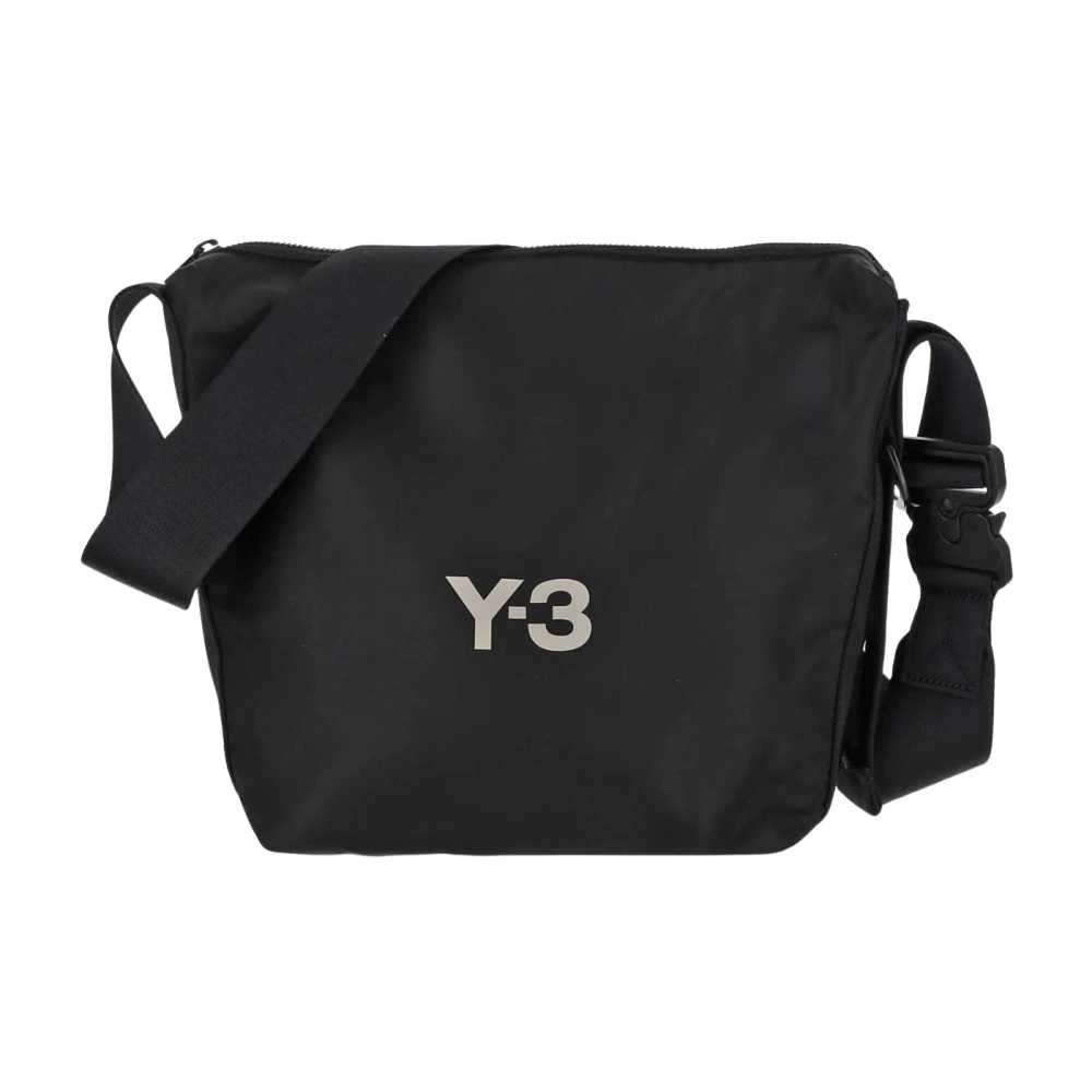 Y-3 Zwarte tassen met Sacoche stijl Black Heren