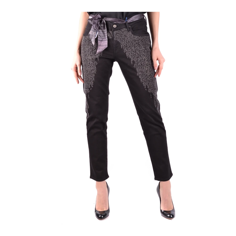 Jacob Cohën Vrouw Zwart Slim-Fit Broek