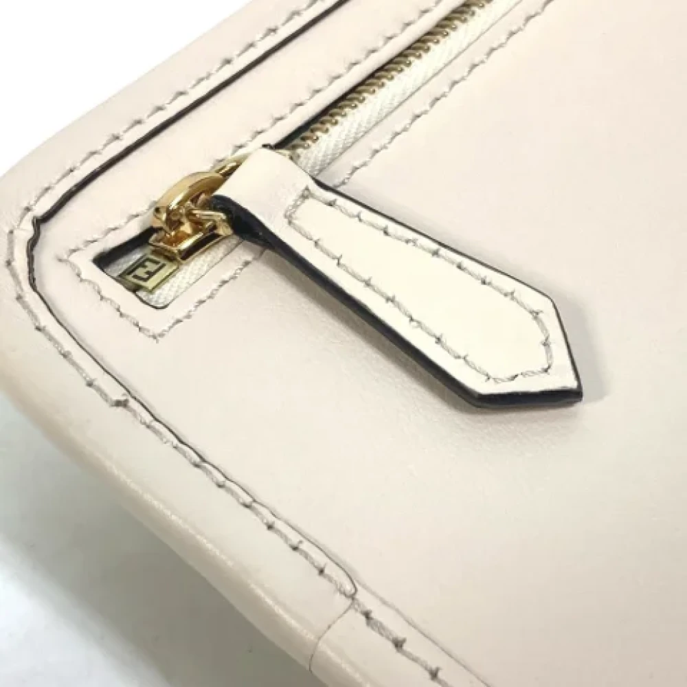 Fendi Vintage Pre-owned Canvas fendi-bags Beige Dames
