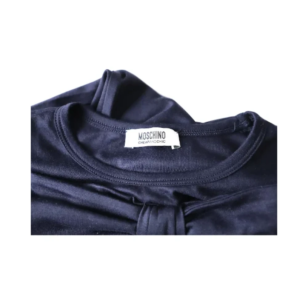 Moschino Pre-Owned Pre-owned Wool tops Blue Dames