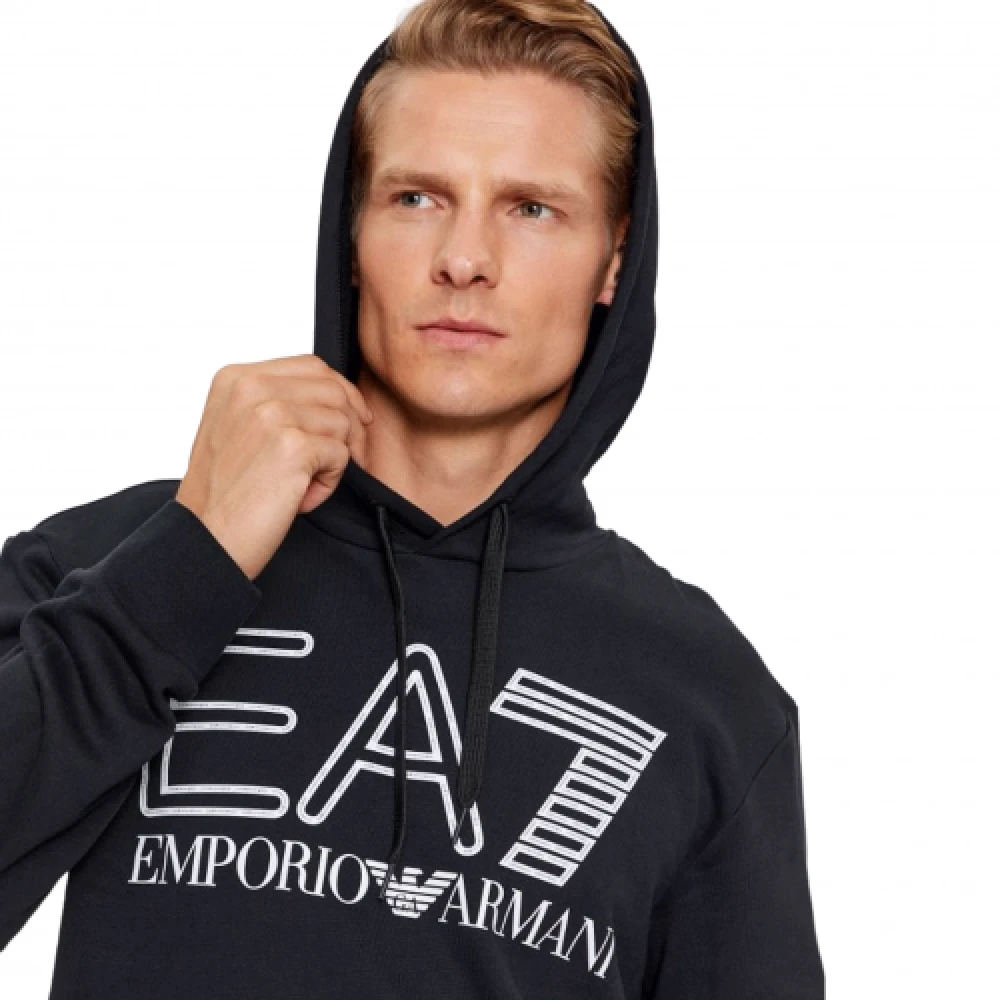 Emporio Armani EA7 Heren Zwart EA7 Armani Sweatshirt Black Heren