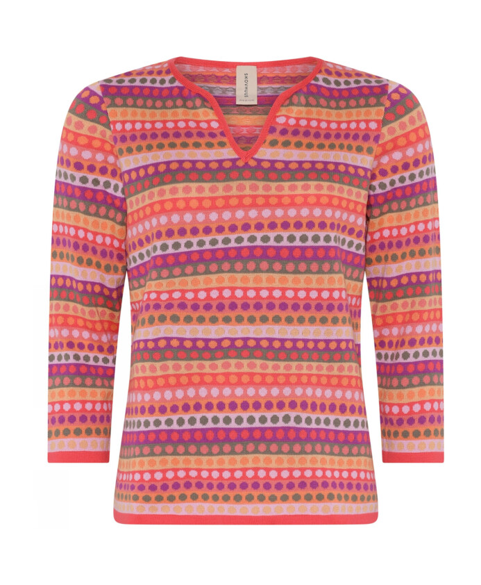 pink-dream-dotted-pullover-bluse