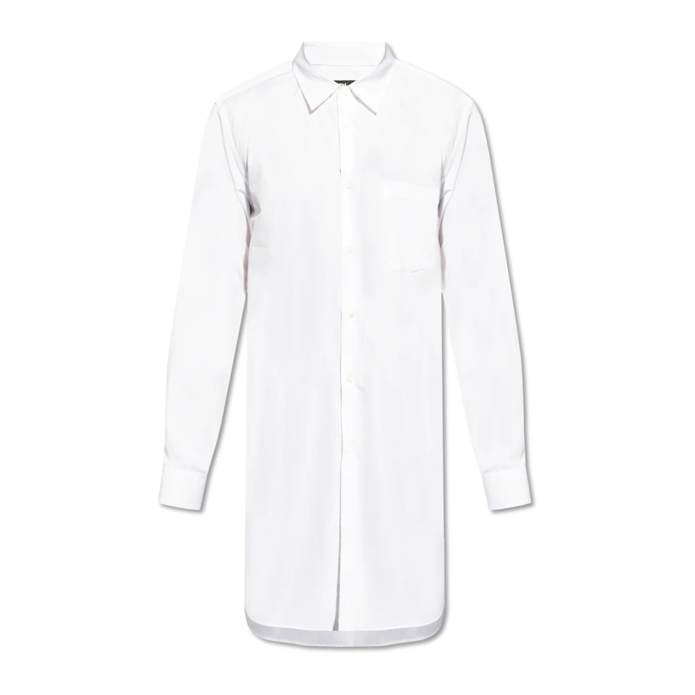 Comme des Garçons Shirt met vintage effect White Heren