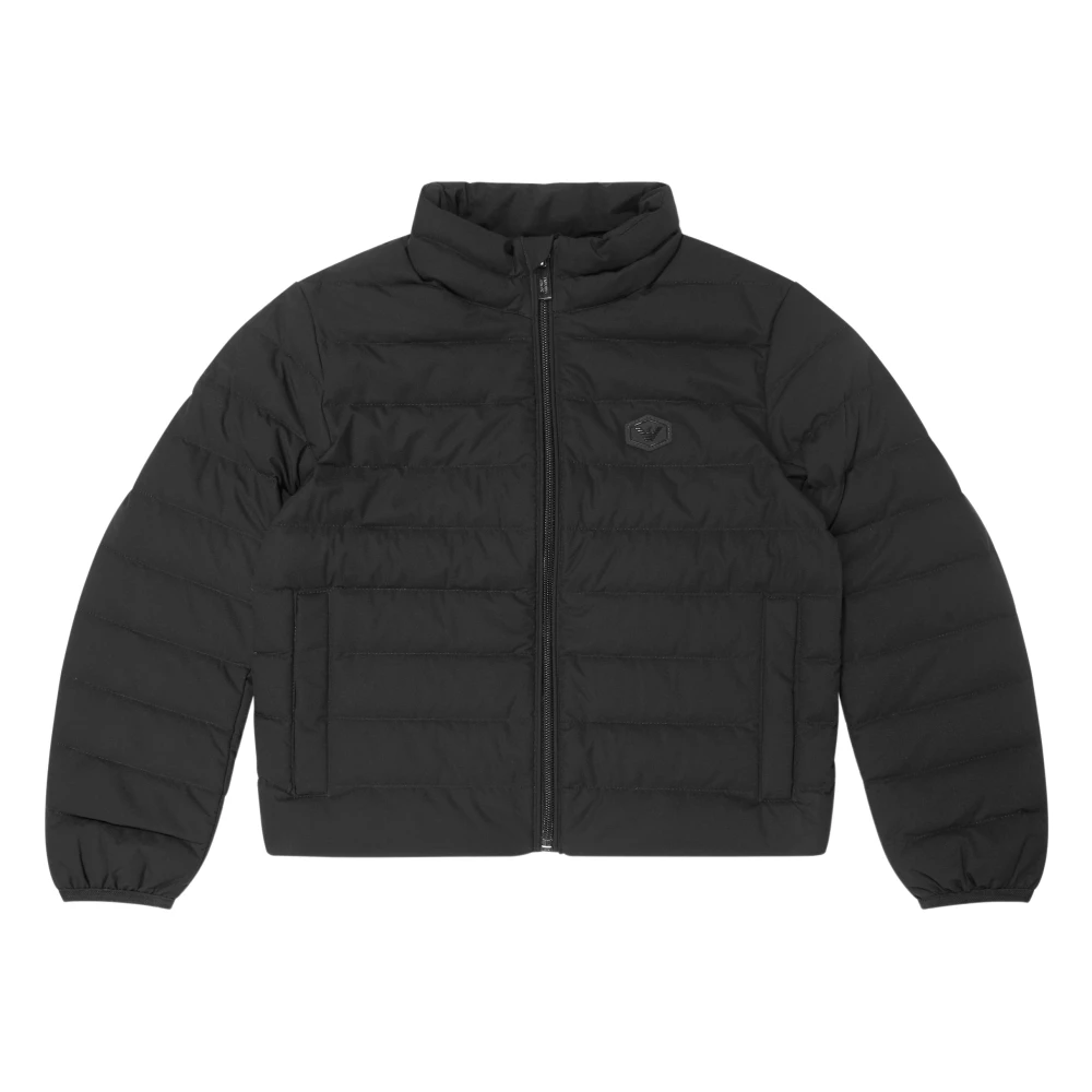 Emporio Armani Boys Black Winter Jackets, 10 Y, Down Puffer Jacket