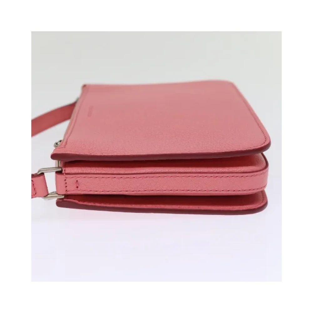 Burberry Vintage Pre-owned Leather shoulder-bags Pink Dames