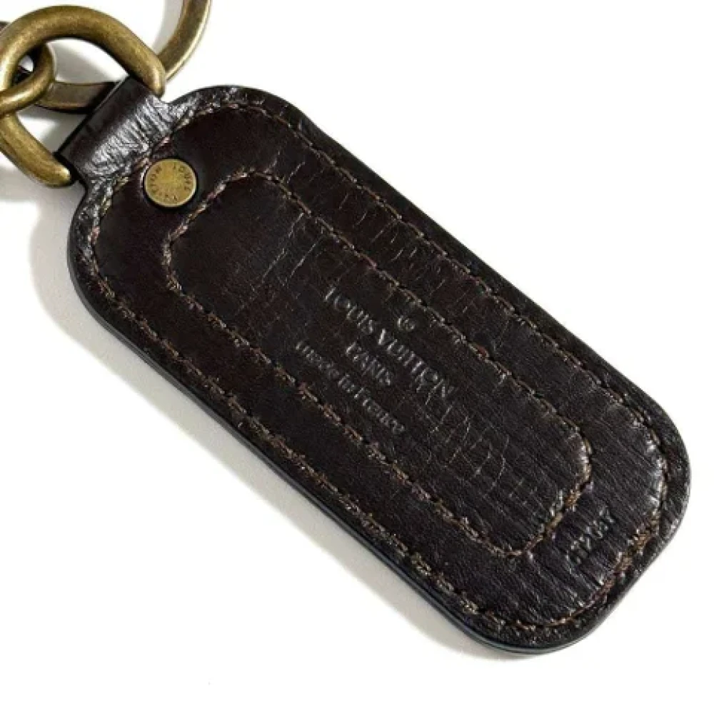 Louis Vuitton Vintage Pre-owned Leather key-holders Brown Unisex