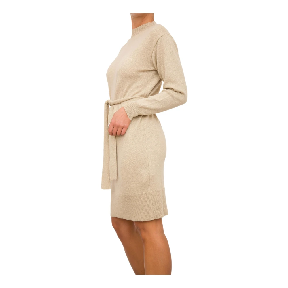 Armani Exchange Elegante Oro Jurk voor Vrouwen Brown Dames