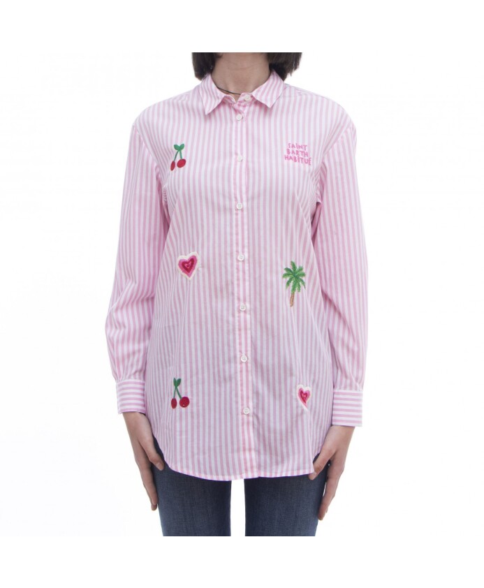 chemise-a-rayures-brodee