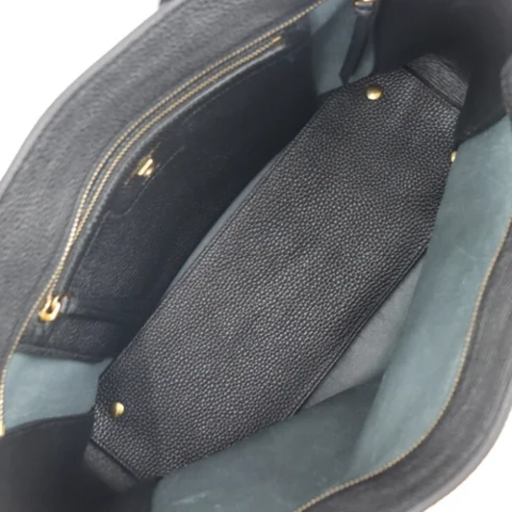 Salvatore Ferragamo Pre-owned Fabric shoulder-bags Black Dames