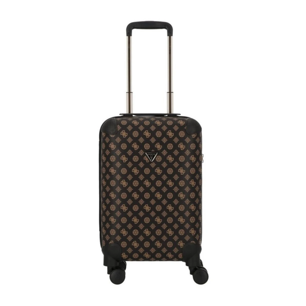 Guess Wilder Medium Bruine Trolley met All-Over Logo Brown Dames