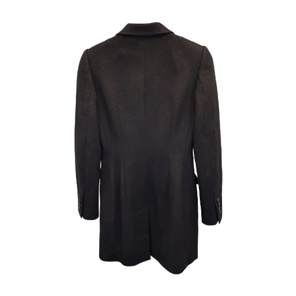 Dolce & Gabbana Pre-owned Cashmere outerwear Black Dames