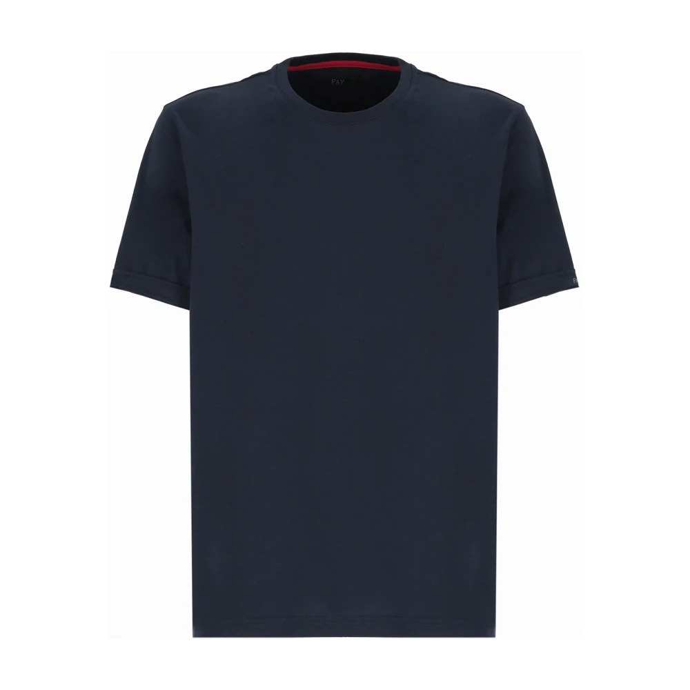 Fay T-Shirts Blue Heren