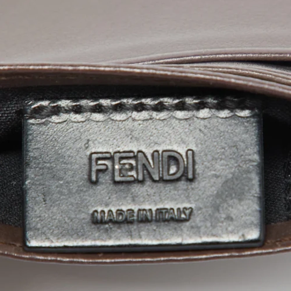 Fendi Vintage Pre-owned Leather wallets Brown Heren