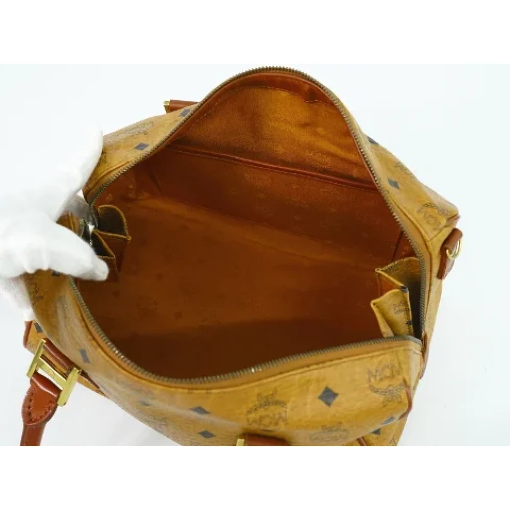 MCM Pre-owned Canvas handbags Brown Dames