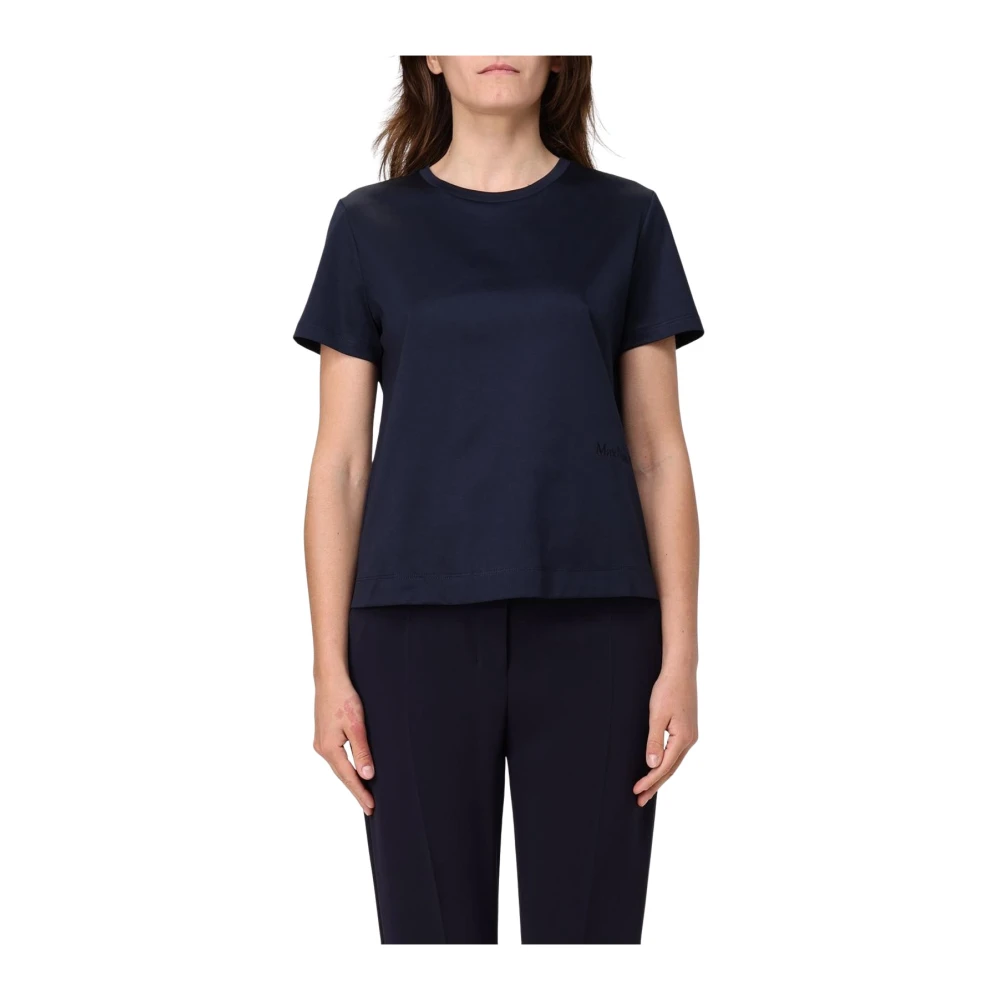 Max Mara - Tops > T-Shirts - Blue - Max Mara - Modalova