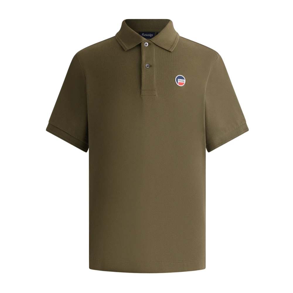 Fusalp Uomo Verde Polo A Maniche Corte