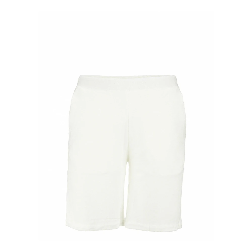 Majestic filatures Comfortabele katoenen en modale Bermuda shorts White Heren