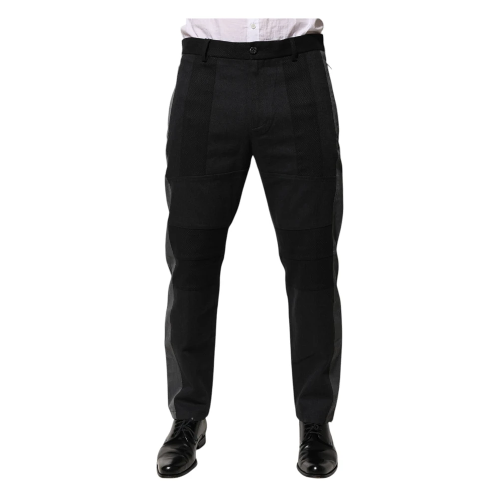 Dolce & Gabbana Herren Schwarz Hosen, K, Lgröße: