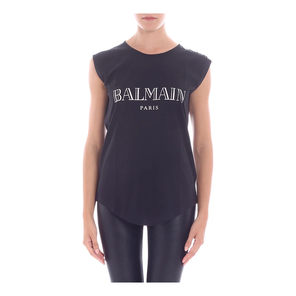 Tops > Sleeveless Tops - - Balmain - Modalova