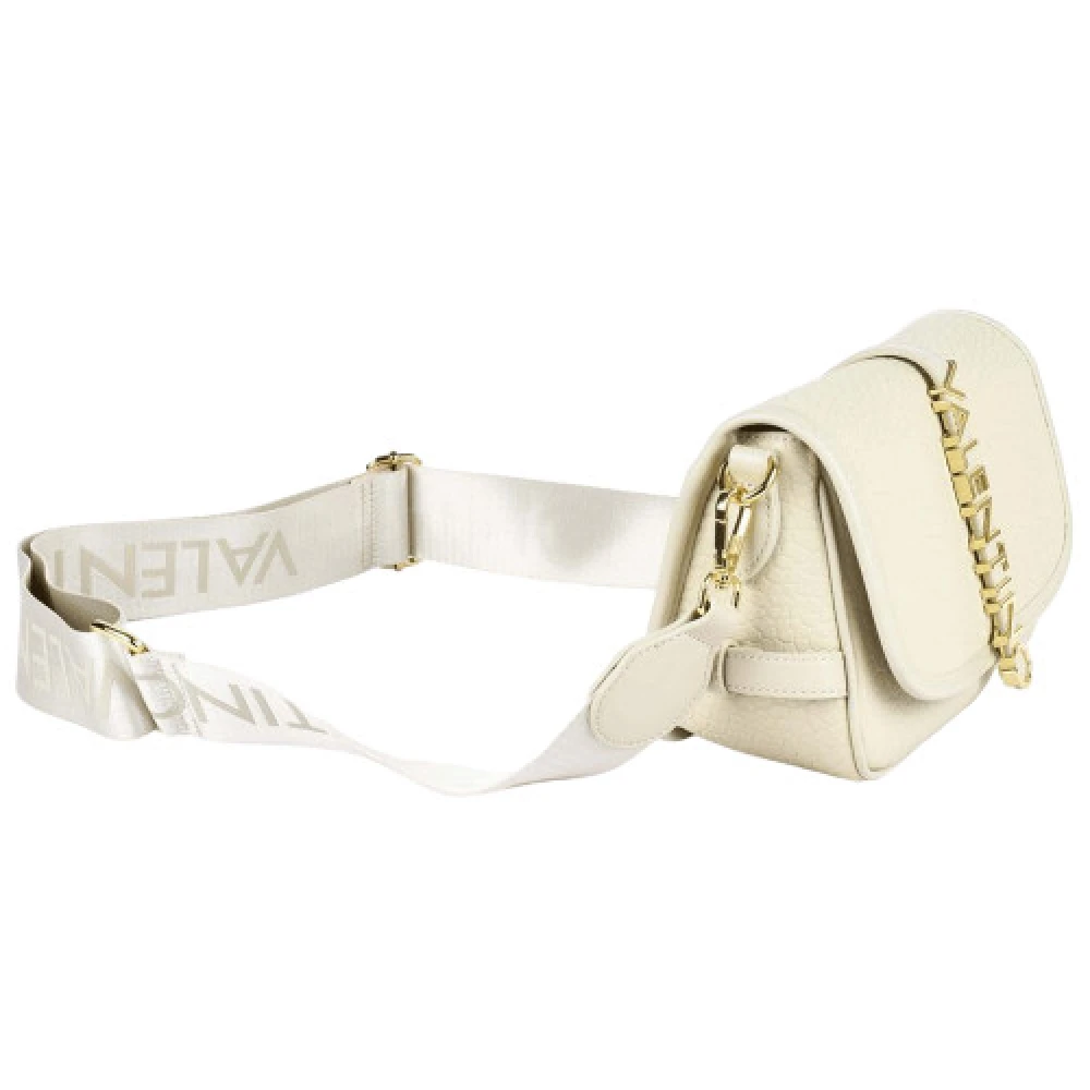 Valentino by Mario Valentino Beige Dames Handtas Flap Magneetsluiting Beige Dames