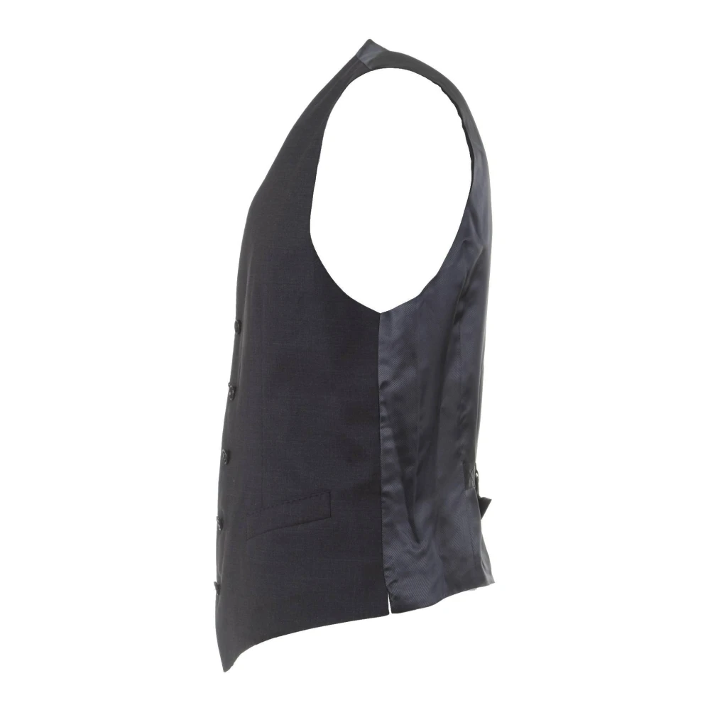 Dolce & Gabbana Heren Vest Stijlvolle Modekleding Black Heren