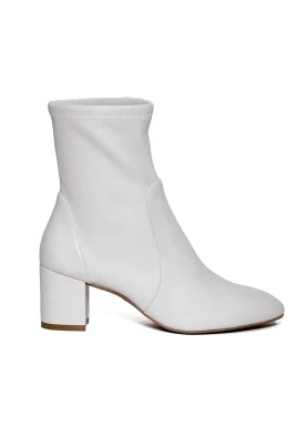 Beige Mocka Ankelstövlar