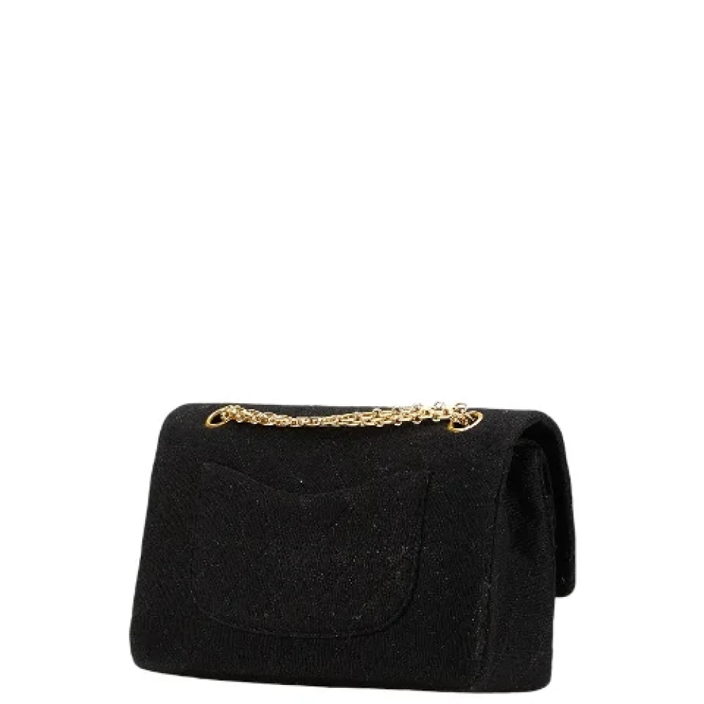 Chanel Vintage Pre-owned Cotton chanel-bags Black Dames