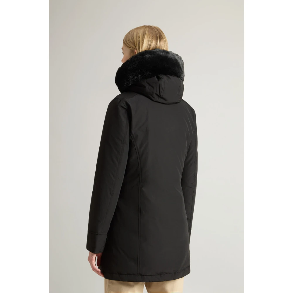 Woolrich Zwarte Arctic Parka Black Dames
