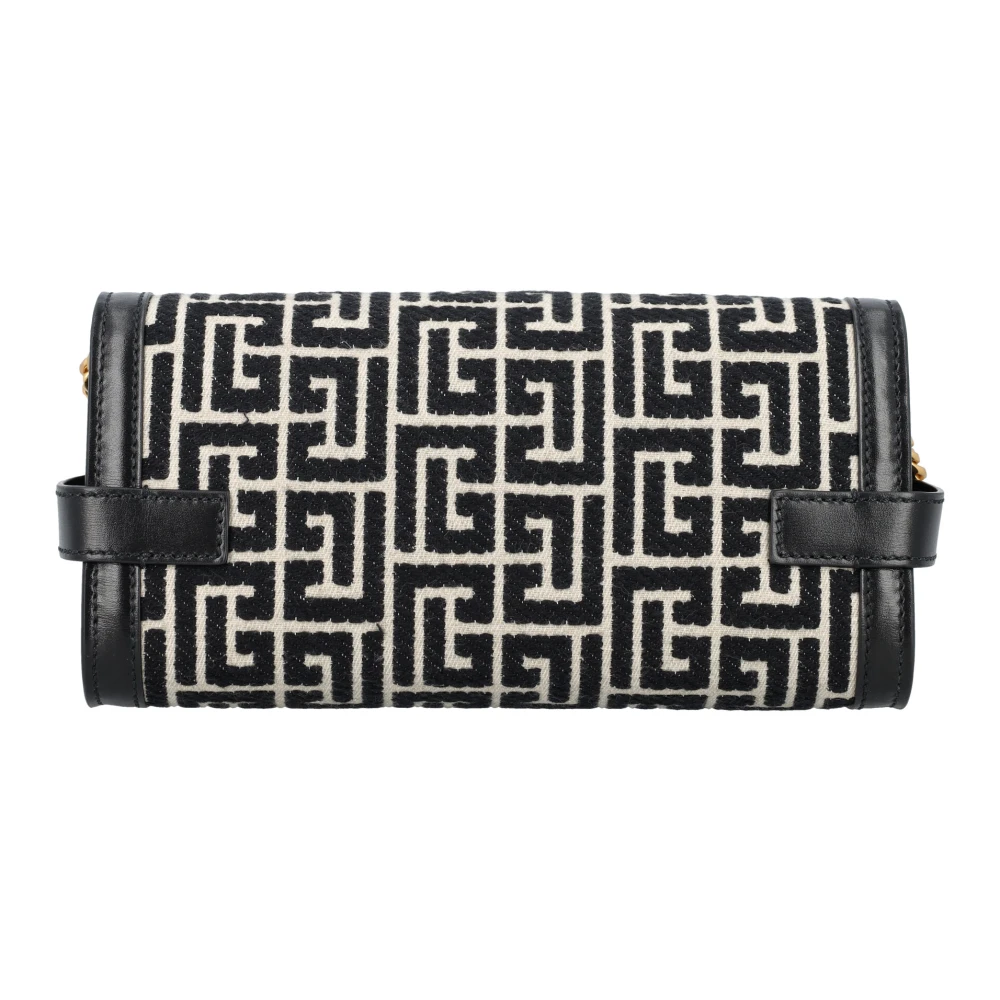 Balmain Monogram B-Buzz Pouch Dames Handtas Black Dames