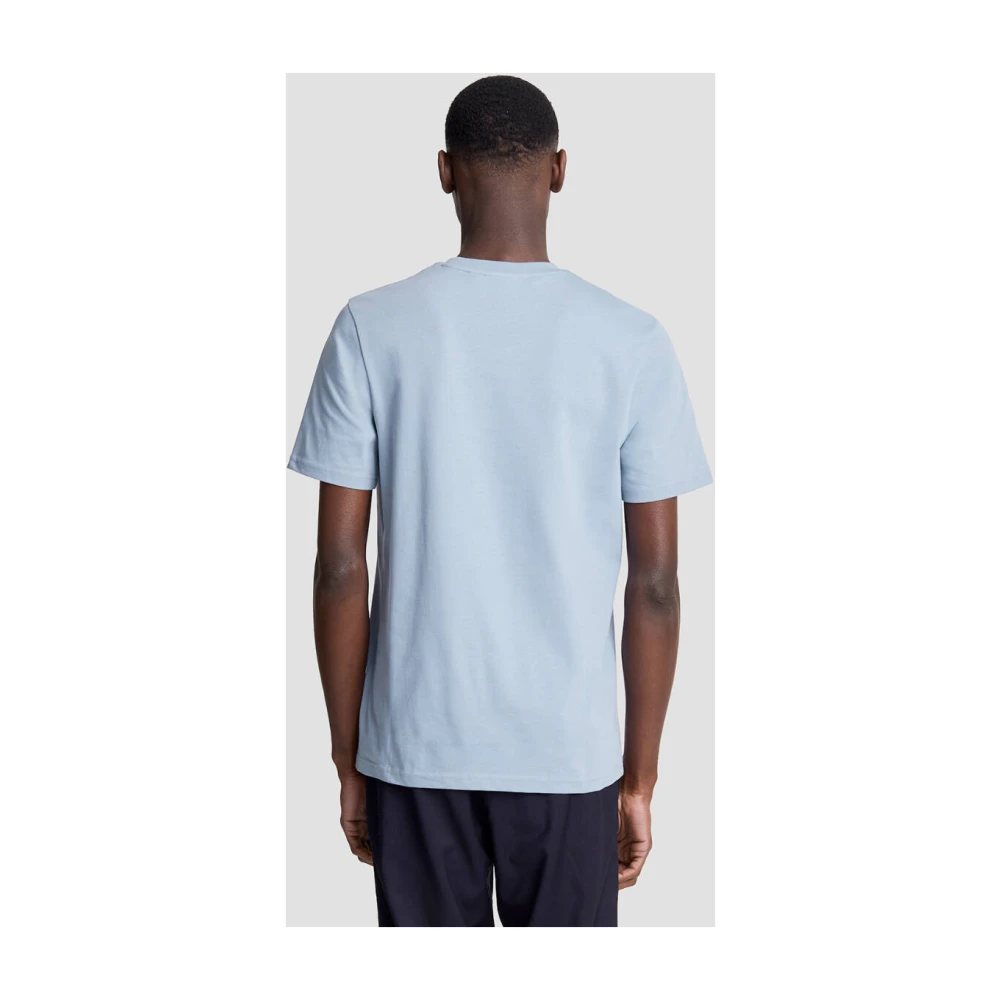 Lyle & Scott Korte Mouw T-shirt Ts400Vog Blue Heren