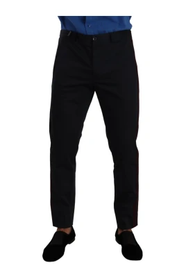 Blå Bordeaux Skinny Chino Byxor