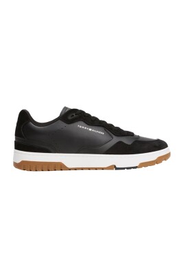 sneakers-en-cuir-noir-bout-rond