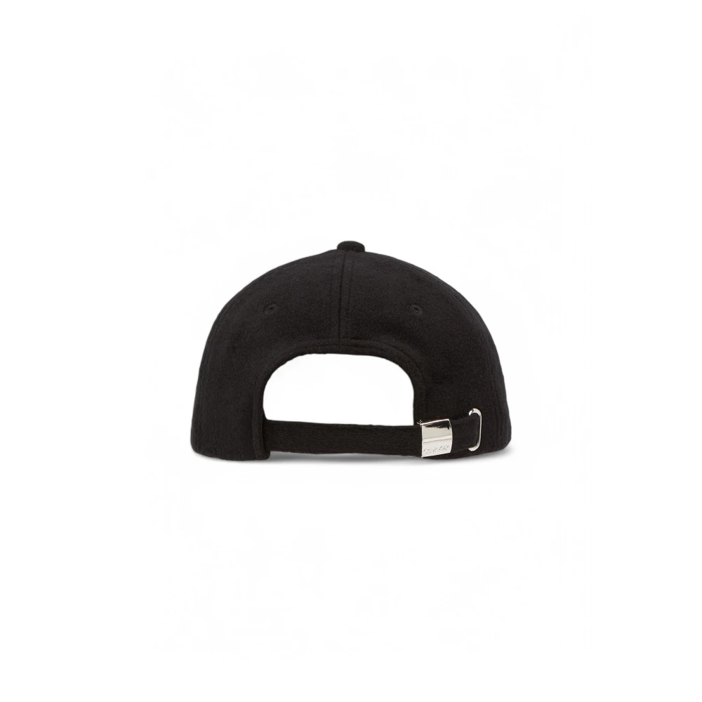 Calvin Klein Wollen Blend Gesp Cap Black Dames