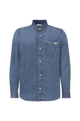 blue-button-up-cotton-shirt