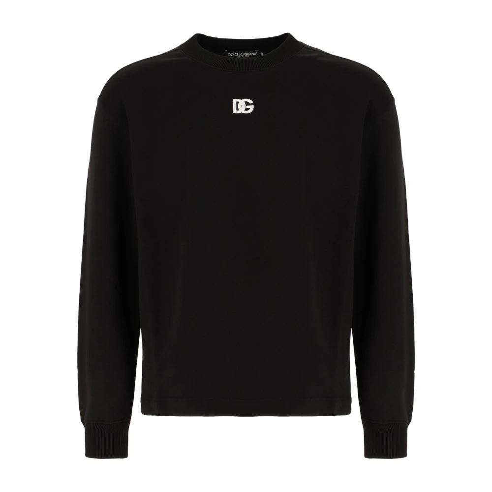 Dolce & Gabbana Stijlvolle Sweatshirt voor Mannen Black Dames