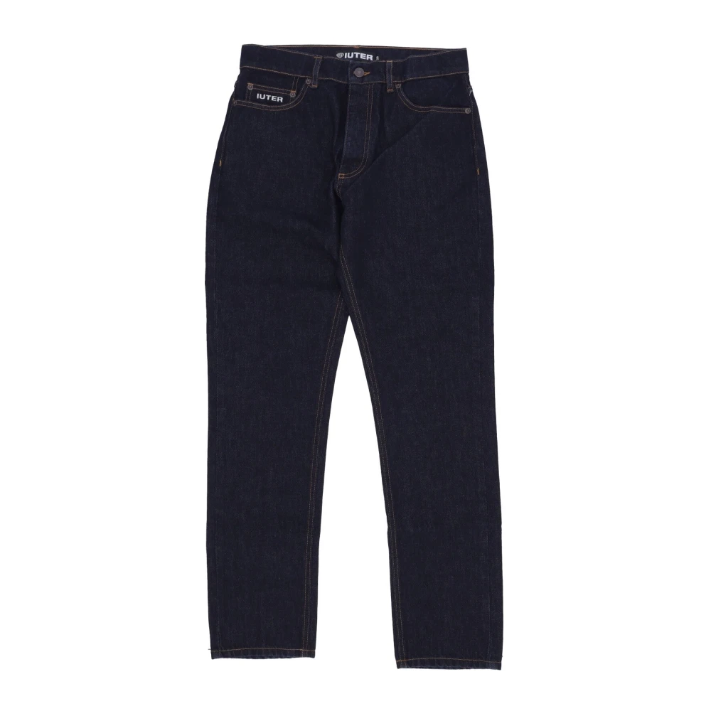 Iuter Reguliere Denim Rinse Jeans Black Heren